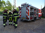 Oefening Brand Wegvervoer Auto Vaart Buitenpost